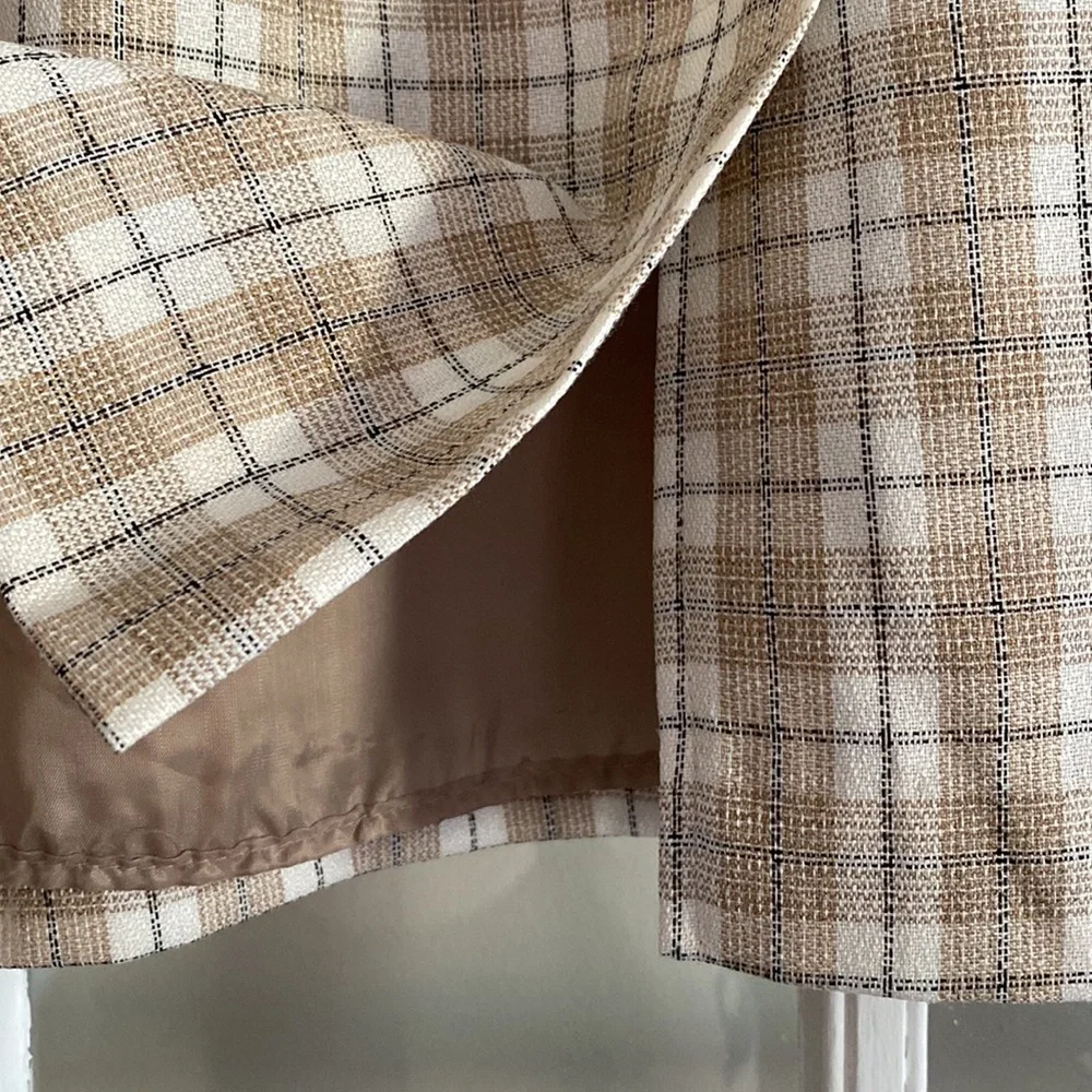 Vintage 80s plaid pencil skirt - NWT - Picture 5 of 5